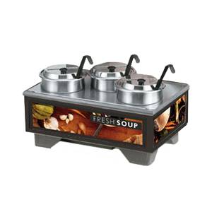 Vollrath 720201003 Countertop Soup Merchandiser with 4 Qt Accessory Pack