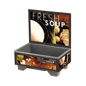 Vollrath 720200103 Countertop Soup Merchandiser BASE UNIT ONLY w Menu Board
