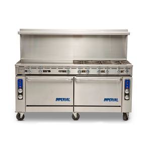 Imperial IR-6-G36-CC 72" 6 Burner Range With Dual Convection Ovens & 36" Griddle