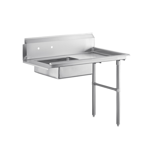 Falcon Food Service DTDR3048 - On Clearance - 48" Wide 16 Gauge Soiled Straight Dishtable Right Side