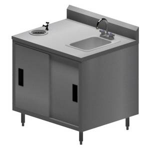 BK Resources MOD-IC 36x30 Stainless Steel Ice Cream Work Table