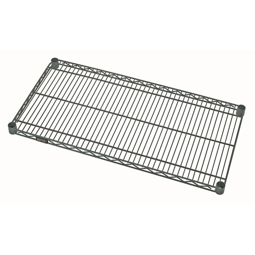 Quantum Food Service 2472P 72x24 Green Epoxy Wire Shelf
