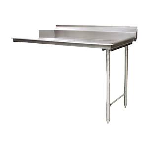 Eagle Group CDTR-48-16/3-X 48" Straight Design Clean Dishtable, 16/3 Stainless Steel