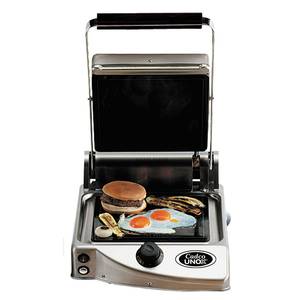 Cadco CPG-10F Single Panini / Clamshell Grill