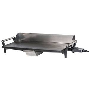 Cadco PCG-10C Electric Commercial Flat Griddle Stainless Portable 21"x12"
