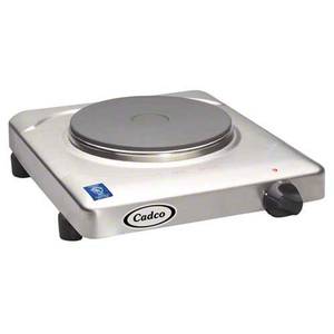 Cadco KR-S2 Single Burner Portable Electric Range Hot Plate Stainless