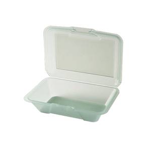 G.E.T. EC-04-1-JA Eco-Takeout's 9"x6-1/2" Half Size Reusable Container - Jade