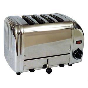 Cadco CTS-4 Mica 4 Slot Toaster - Stainless Plus