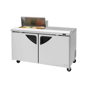 Turbo Air TST-60SD-08S-N Super Deluxe 60" Refrigerated 8 Pan Sandwich Prep Table