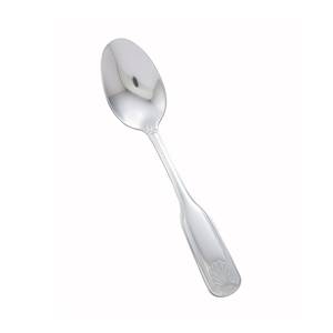Winco 0006-03 Heavy Weight Stainless Steel Toulouse Dinner Spoon - 1 Doz
