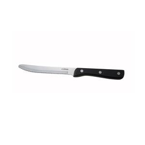 Winco K-80P Jumbo Round Tip Steak Knife w/ Solid POM Handle - 1 Doz