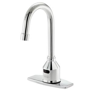 Krowne Metal 16-649P Royal Series Deck Mount Electronic Faucet With Deck Plate