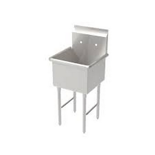 GSW USA SH24301P 30" x 28" One-Compartment Stainless Steel Prep Sink