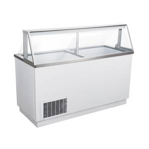 Adcraft USDP-67 68" U-STAR Ice Cream Dipping Cabinet 12 (3) Gal Top Capacity