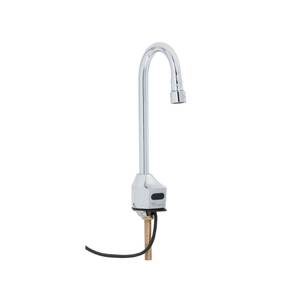 T&S Brass EC-3100 Chekpoint Electronic Deck Mount Rigid Gooseneck Faucet