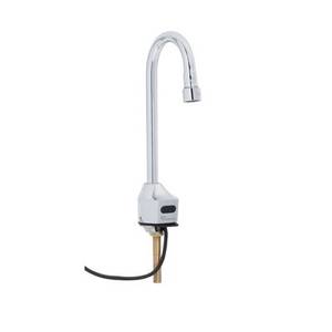 T&S Brass EC-3100-BA Chekpoint Electronic Deck Mount Gooseneck Faucet