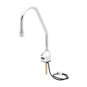 T&S Brass EC-3100-LF22-SB Chekpoint Electronic Deck Mount Surgical Bend Faucet