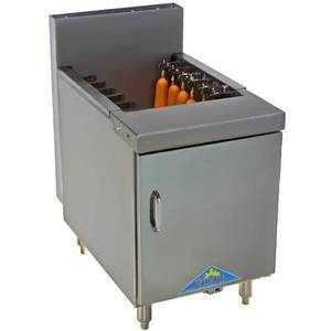 Comstock Castle CDFL-F-1 60 lb Floor Model Stainless Corn Dog Fryer