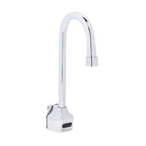 T&S Brass EC-3101 Chekpoint Electronic Wall Mount Rigid Gooseneck Faucet