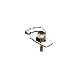 T&S Brass EC-3102-TMV4V05 Chekpoint Electronic Deck Mount 4"Center Single Hole Faucet