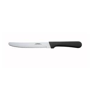 Winco K-50P Round Tip Steak Knives w/ Back Plastic Handle - 1 Doz