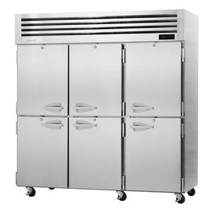Turbo Air PRO-77-6H Pro Series 73.9cu ft Reach-In Three-Section Heated Cabinet