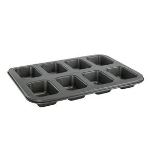 Winco HLF-8MN 8 Compartment Dishwasher Safe Non-Stick Mini Loaf Pan