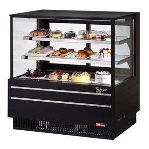 Turbo Air TCGB-48UF-W(B)-N 49" Full Service 2 Tier Refrigerated Display Case