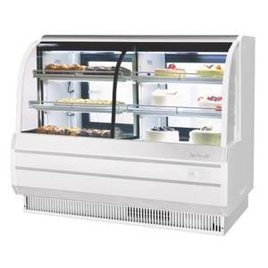 Turbo Air TCGB-60CO-W(B)-N 61" Combi Dry & Refrigerated Bakery Case w/ 4 Shelves