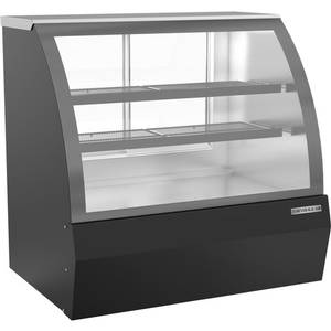 Beverage Air CDR4HC-1-B 50" Refrigerated Curved Glass Deli Display Case