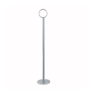 Winco TBH-12 12" Chrome Plated Stainless Steel Menu Stand / Table Stand