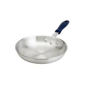 Browne Foodservice 5813807 Thermalloy 7qt Aluminum Fry Pan w/ Blue Silicone Handle