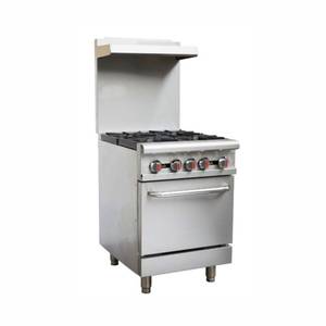 Falcon Food Service AR24-4 24" Gas Restaurant Range (4) Burner w/ Standard Oven - Nat