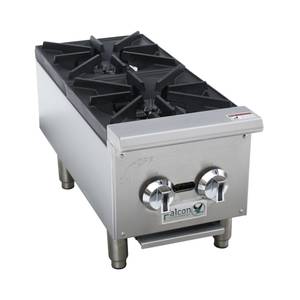 Falcon Food Service AHP-2 12" Countertop Gas Hot Plate w/ (2) Burner