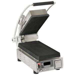 Star PGT7IEA-230V Pro-Max 2.0 7.5" W Panini Grill w/ Grooved Cast Iron Surface