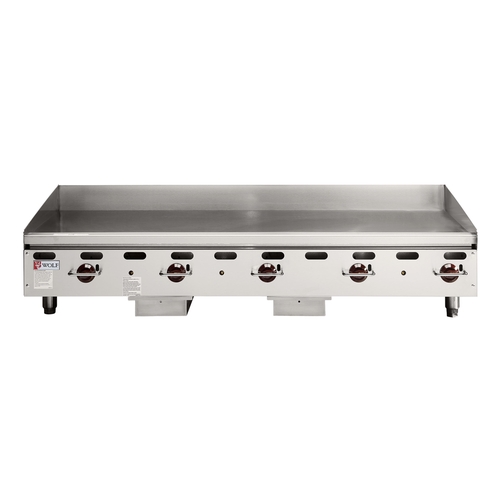 Wolf Commercial AGM60 60"W x 24" Heavy Duty Manual Countertop Gas Griddle