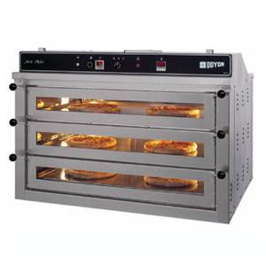 Doyon Baking Equipment PIZ3G Jet Air 30" Counter Top Triple Deck Electric Pizza Oven