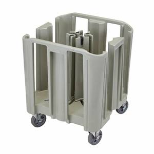 Cambro ADCSC480 S-Series 27" Compact Dish Caddy w/ (4) CamLever Towers