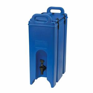 Cambro 500LCD186 4-3/4 Gallon Camtainer Beverage Dispenser - Navy Blue