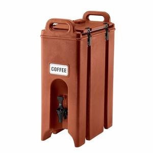 Cambro 500LCD402 4-3/4 Gallon Camtainer Beverage Dispenser - Brick Red