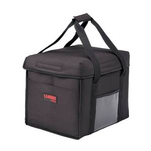 Cambro GBD151212110 GoBag 15" Black Sandwich Delivery Bag w/ Straps