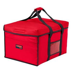Cambro GBD18142521 GoBag 18" Jumbo Red Sandwich Delivery Bag w/ Straps