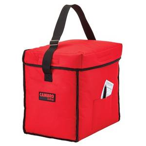 Cambro GBD13913521 GoBag 13" Small Red Insulated Food Delivery Bag