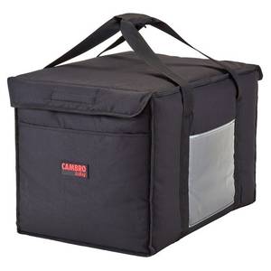 Cambro GBD211414110 GoBag 21" Large Black Insulated Food Delivery Bag