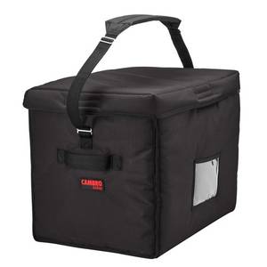 Cambro GBD211517110 GoBag 21" Black Stadium Insulated Food Delivery Bag