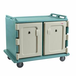 Cambro MDC1418S20401 48" Low Profile Slate Blue Meal Delivery Cart