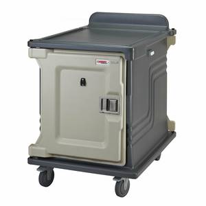 Cambro MDC1520S10D191 Granite Gray 10 Pan Dual Access Insulated Meal Delivery Cart