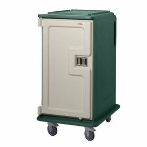 Cambro MDC1520T16192 31" Tall Profile Granite Green Meal Delivery Cart w/ (1)Door