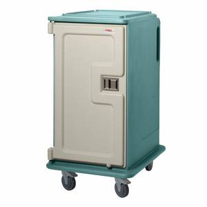 Cambro MDC1520T16401 31"W Tall Profile Slate Blue Meal Delivery Cart w/ (1) Door