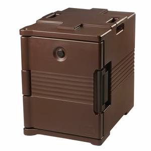 Cambro UPC400131 Ultra Dark Brown Full Size Stackable Food Pan Carrier